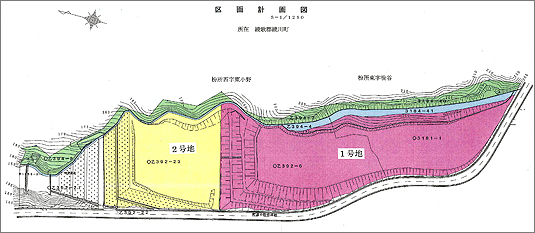 区画計画図